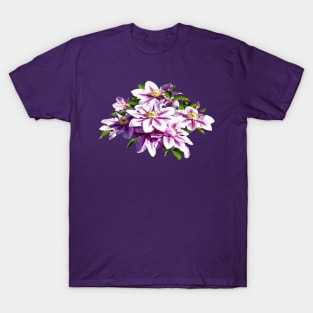 Pale Pink Clematis T-Shirt